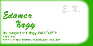 edomer nagy business card